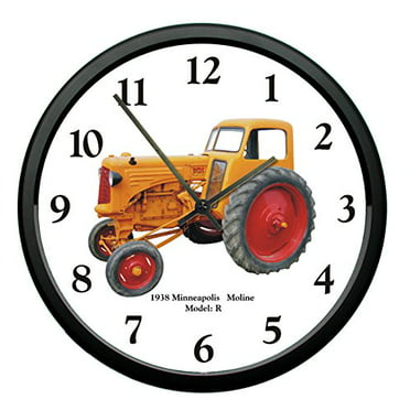 New MASSEY HARRIS Tractor Clock 10" Round 1947-1955 Vintage Model 44 Vehicle